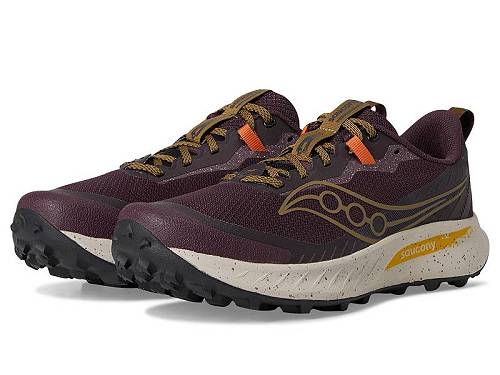 送料無料 サッカニー Saucony メンズ 男性用 シューズ 靴 スニーカー 運動靴 Peregrine 15 - Wine/Kodiak