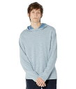 送料無料 ヴィンス Vince メンズ 男性用 ファッション パーカー スウェット Jacquard Pullover Hoodie - Dark Heather Morning Blue/Dove Grey