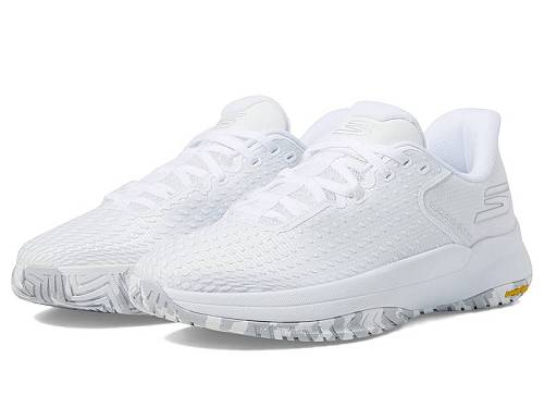 送料無料 スケッチャーズ SKECHERS メンズ 男性用 シューズ 靴 スニーカー 運動靴 Skechers Pickleball Viper Court: Elite Hands Free Slip- Ins - White/Silver