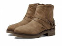 送料無料 ブローフィッシュ Blowfish Malibu レディース 女性用 シューズ 靴 ブーツ アンクル ショートブーツ Visit - Almond Oiled Vegan Suede/Cream Coffee Dyecut