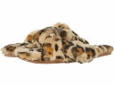  Madewell fB[X p V[Y C Xbp Crisscross Slipper - Desert Dune Multi Leopard Faux Fur