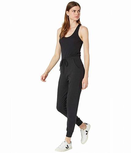 送料無料 コマンドー Commando レディース 女性用 ファッション ジャンプスーツ つなぎ セット Luxury Rib Racerback Tank Jumpsuit RIB701 - Black