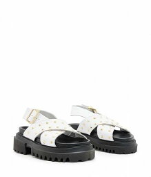 送料無料 AllSaints レディース 女性用 シューズ 靴 ヒール Cosmo Stud Sandals - Chalk White