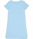 送料無料 バインヤード・バインズ Vineyard Vines Kids 女の子用 ファッション 子供服 ドレス Short Sleeve Stripe Sankaty Dress (Toddler/Little Kids/Big Kids) - Crystal Blue