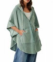  t[s[v Free People fB[X p t@bV AE^[ WPbg R[g P[vE|` Beach Love Poncho - Blue Surf Combo