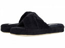 送料無料 Skin レディース 女性用 シューズ 靴 スリッパ Terry Velour Slides - Black