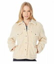  [oCX Levi&#039;s(R) Womens fB[X p t@bV AE^[ WPbg R[g WPbg Ex-Boyfriend AO Sherpa Trucker - Cloud Cream Sherpa