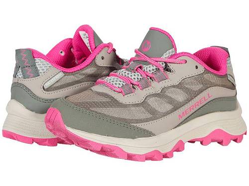 送料無料 メレル Merrell Kids 女の子用 キッズシューズ 子供靴 スニーカー 運動靴 Moab Speed Low Waterproof (Little Kid/Big Kid) - Stone/Olive/Pink