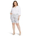  GkCfB[WF[ NYDJ fB[X p t@bV V[gpc Zp Plus Size Briella Shorts in Becca Bouquet - Becca Bouquet