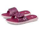 送料無料 アンダーアーマー Under Armour Kids 女の子用 キッズシューズ 子供靴 サンダル Ignite 7 Slide (Little Kid/Big Kid) - Charged Cherry/Pink Sugar/Pink Sugar