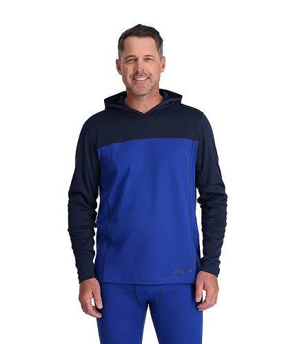 楽天グッズ×グッズ送料無料 スパイダー Spyder メンズ 男性用 ファッション アクティブシャツ Charger Hoodie - Electric Blue
