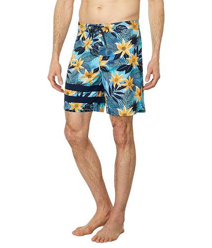送料無料 ハーレー Hurley メンズ 男性用 スポーツ・アウトドア用品 水着 Phantom-Eco Block Party 18" Boardshorts - Sea View