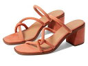  Madewell fB[X p V[Y C q[ The Tayla Sandal in Suede - Classic Coral