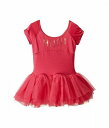 送料無料 ブロック Bloch Kids 女の子用 ファッション 子供服 レオタード Sequin Trimmed Tutu Dress (Toddler/Little Kids/Big Kids) - Hot Pink