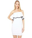  ׂ Bebe fB[X p t@bV hX Scuba Crepe Slim Dress - White/Black