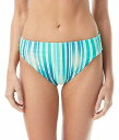  BXJ[g Vince Camuto fB[X p X|[cEAEghApi  Mediterranean Sea Stripe Reversible High Leg Bikini Bottoms - Azure