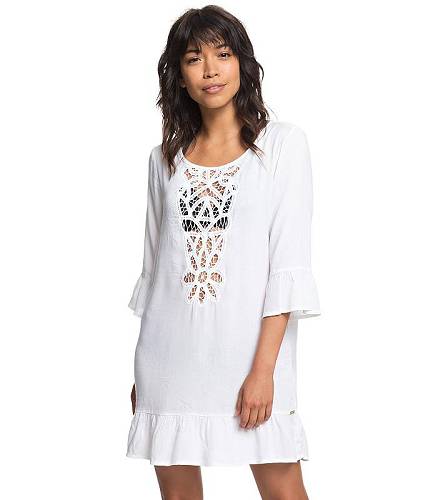 送料無料 ロキシー Roxy レディース 女性用 スポーツ・アウトドア用品 水着 カバーアップ Goldy Soul Long Sleeve Cover-Up Dress - Marshmallow