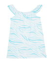 送料無料 スプレンデッド Splendid Littles 女の子用 ファッション 子供服 ドレス Aqua Zebra Print Dress (Toddler/Little Kids) - Pastel Sea