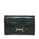 送料無料 アン クライン Anne Klein レディース 女性用 バッグ 鞄 バックパック リュック Horsebit Wallet On A Chain - Evergreen