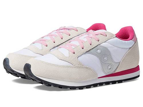 送料無料 サッカニー Saucony Kids 女の子用 キッズシューズ 子供靴 スニーカー 運動靴 Originals Jazz Original (Little Kid/Big Kid) - White/Silver/Pink