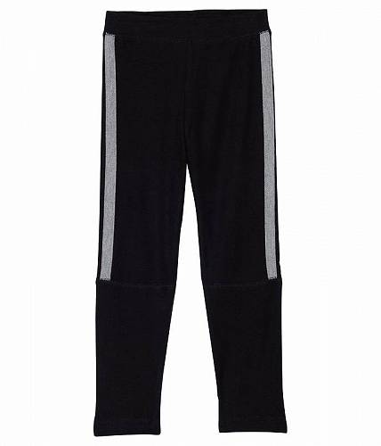 ̵ Chaser Kids λ եå Ҷ ѥ ܥ RPET Bliss Knit Blocked Extended Cuff Joggers with Strappings (Big Kids) - True Black/Heather Grey