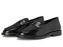 送料無料 スティーブマデン Steve Madden レディース 女性用 シューズ 靴 ローファー ボートシューズ Madison - Black Leathe...
