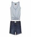 送料無料 ディーエル1961 DL1961 Kids 女の子用 ファッション 子供服 セット Lea Tank Set (Toddler/Little Kids) - Icicle