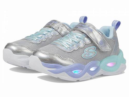 送料無料 スケッチャーズ SKECHERS KIDS 女の子用 キッズシューズ 子供靴 スニーカー 運動靴 Twisty Glow 303717L (Little Kid/Big Kid) - Silver/Multi