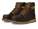 送料無料 キャタピラー Caterpillar メンズ 男性用 シューズ 靴 ブーツ ワークブーツ Calibrate ST - Leather Brown