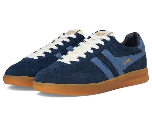 送料無料 ゴラ Gola メンズ 男性用 シューズ 靴 スニーカー 運動靴 Cyclone - Navy/Moonlight/Gum