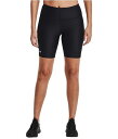 送料無料 アンダーアーマー Under Armour レディース 女性用 ファッション ショートパンツ 短パン Tech Bike Shorts - Black/White