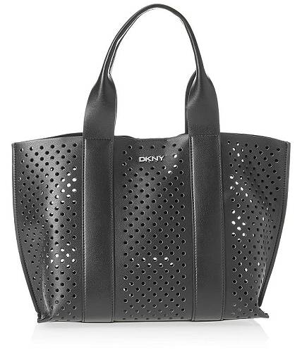 楽天グッズ×グッズ送料無料 ダナキャランニューヨーク DKNY バッグ 鞄 トートバッグ バックパック リュック Dakota Medium Tote - Black/Silver