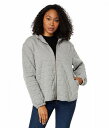  bhI[hbN Mod-o-doc fB[X p t@bV AE^[ WPbg R[g _EEEC^[R[g Soft Long Sleeve Double Zipped Quilted Jacket - Heather Grey