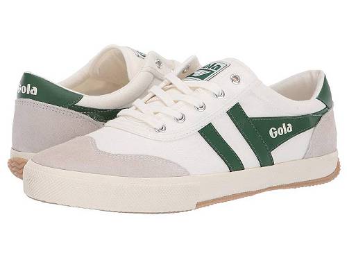 送料無料 ゴラ Gola メンズ 男性用 シューズ 靴 スニーカー 運動靴 Badminton - Off-White/Green