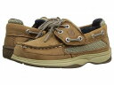 送料無料 Sperry Kids 男の子用 キッズシューズ 子供靴 ボートシューズ Lanyard A/C (Toddler/Little Kid) - Dark Tan/Navy