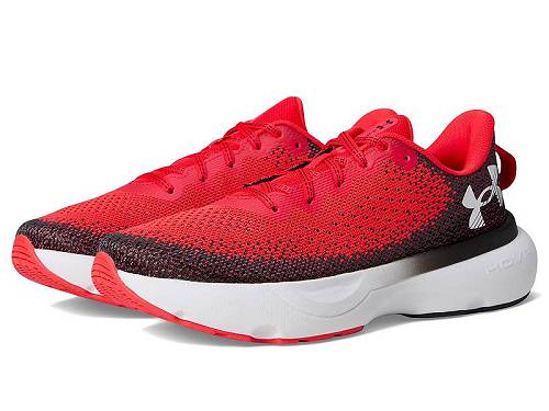 送料無料 アンダーアーマー Under Armour メンズ 男性用 シューズ 靴 スニーカー 運動靴 Infinite - Racer Red/Castlerock/White