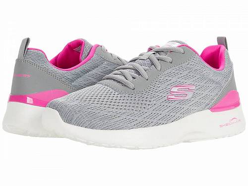 送料無料 スケッチャーズ SKECHERS レディース 女性用 シューズ 靴 スニーカー 運動靴 Skech-Air Dynamight-Top Prize - Grey/Hot Pink