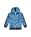 送料無料 Chaser Kids 男の子用 ファッション 子供服 パーカー スウェット Camo Zip-Up Hoodie (Toddler/Little Kids) - Blue Vista