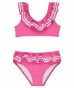 送料無料 Janie and Jack 女の子用 スポーツ・アウトドア用品 キッズ 子供用水着 Printed Two-Piece Swim (Toddler/Little Kids/Big Kids) - Pink