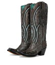 送料無料 コーラルブーツ Corral Boots レディース 女性用 シューズ 靴 ブーツ ウエスタンブーツ A4699 - Brown/Blue