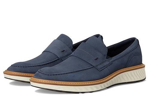 送料無料 エコー ECCO メンズ 男性用 シューズ 靴 ローファー St.1 Hybrid Penny Loafer - Night Sky