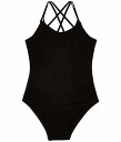 送料無料 フローアクティブ Flo Active 女の子用 ファッション 子供服 レオタード Strappy Leotard (Little Kids/Big Kids) - Black