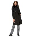  BXJ[g Vince Camuto fB[X p t@bV AE^[ WPbg R[g E[Es[R[g Double Belted Wool with Faux Fur Collar V20731A-ME - Black