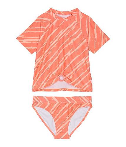 送料無料 シーフォリー Seafolly Kids 女の子用 スポーツ・アウトドア用品 キッズ 子供用水着 Palm Cove Rashie Set (Big Kids) - Coral