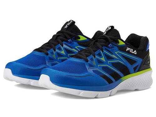 送料無料 フィラ Fila メンズ 男性用 シューズ 靴 スニーカー 運動靴 Memory Wanderun - Imperial Blue/Black/Lime Punch