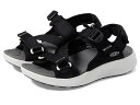 送料無料 キーン Keen レディース 女性用 シューズ 靴 サンダル Elle Sport Backstrap - Black/Steel Grey