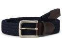 送料無料 ジョーンストンアンドマーフィー Johnston & Murphy メンズ 男性用 ファッション雑貨 小物 ベルト Woven Stretch-kni...