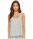 送料無料 スプレンデッド Splendid レディース 女性用 ファッション パジャマ 寝巻き Always Racerback PJ Tank Top - Light Heather Gray