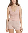 送料無料 ジューシークチュール Juicy Couture レディース 女性用 ファッション セーター Cropped Cami Sweater - Rose Marbled Combo