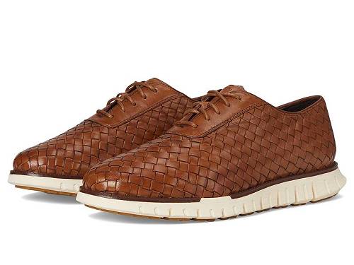 楽天グッズ×グッズ送料無料 コールハーン Cole Haan メンズ 男性用 シューズ 靴 オックスフォード 紳士靴 通勤靴 Zerogrand Remastered Woven Oxford - British Tan/Dark Natural/Ivory